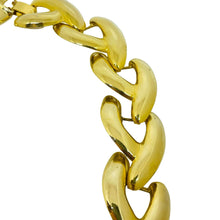 Load image into Gallery viewer, Vintage gold tone huge designer chain necklace
