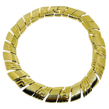 Load image into Gallery viewer, Vintage gold tone massive collar designer necklace
