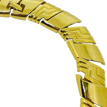 Load image into Gallery viewer, Vintage gold tone massive collar designer necklace
