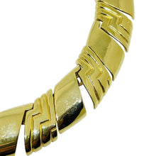 Load image into Gallery viewer, Vintage gold tone massive collar designer necklace
