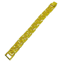Load image into Gallery viewer, Vintage gold tone massive link designer bracelet
