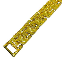 Load image into Gallery viewer, Vintage gold tone massive link designer bracelet
