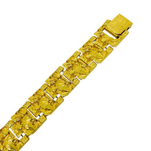 Load image into Gallery viewer, Vintage gold tone massive link designer bracelet
