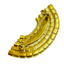 Load image into Gallery viewer, Vintage gold tone rhinestone watermelon brooch
