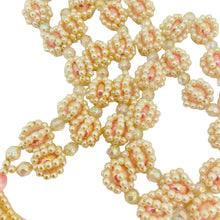 Load image into Gallery viewer, Vintage long pearls crystals  beaded cluster long tassel necklace
