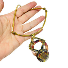 Load image into Gallery viewer, Vintage mixed metal brass copper brutalist artisan designer necklace
