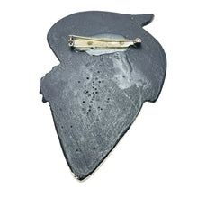 Load image into Gallery viewer, Vintage unique face artisan designer brooch
