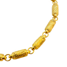 Load image into Gallery viewer, Vtg gold link chain necklace designer runway
